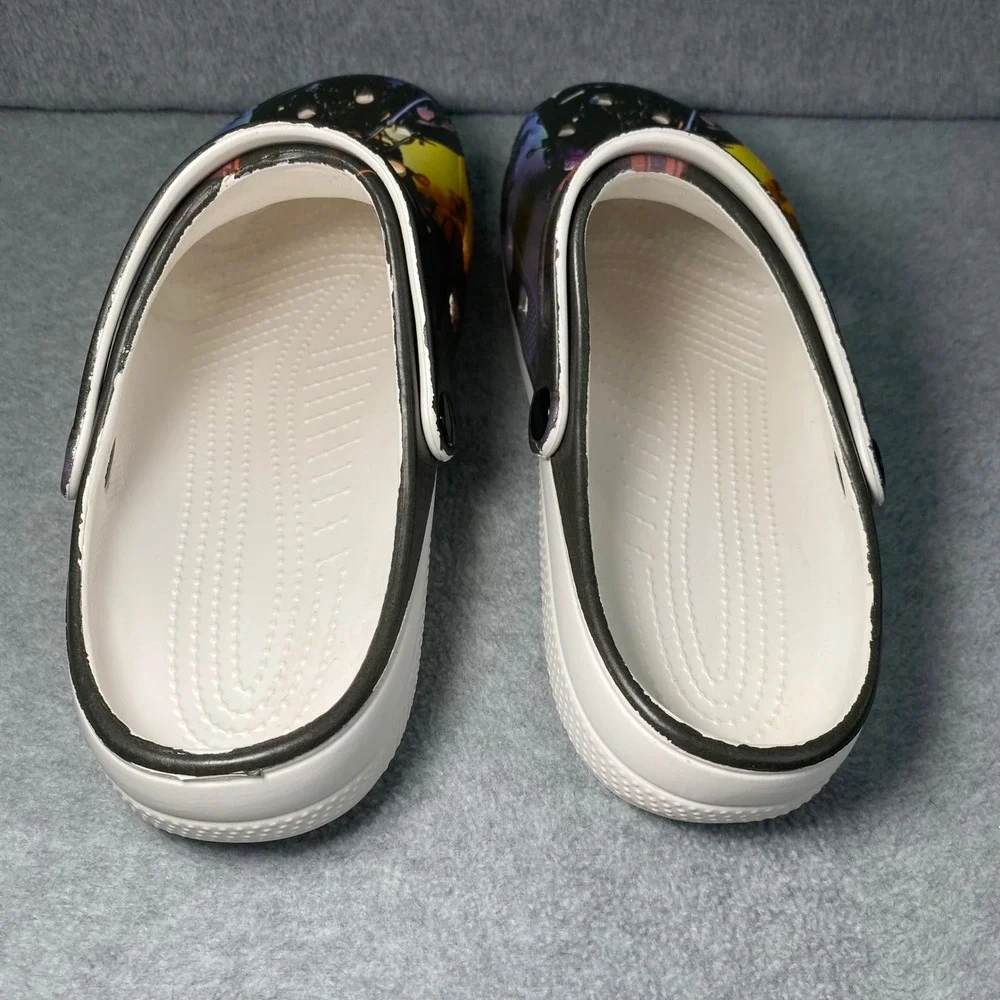 Purple Rain Prince Clogs Slides Mens 9 Womens 11.5 EU 45 Graphic Movie Rock Star